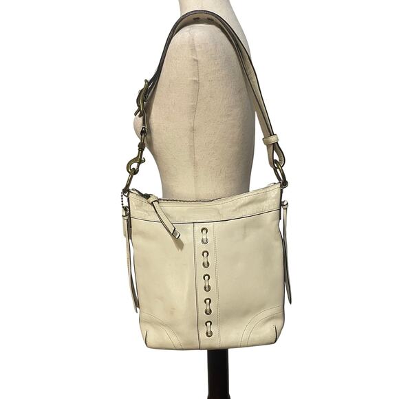 Coach Vintage Chelsea Abbey Leather Convertible Shoulder Crossbody Handbag - Picture 2 of 16